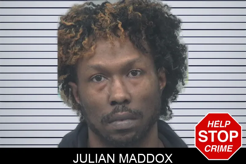 Julian Maddox mugshot