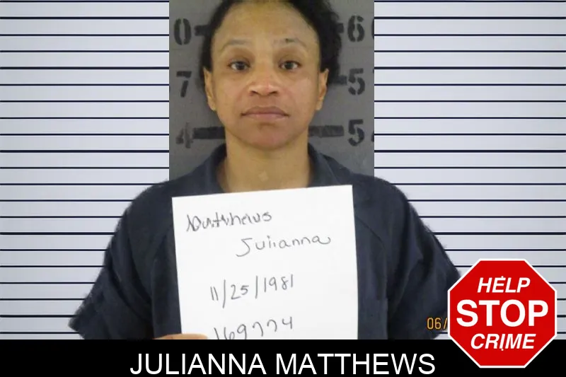 Julianna Matthews mugshot – Dougherty County , Georgia Julianna Matthews mugshot