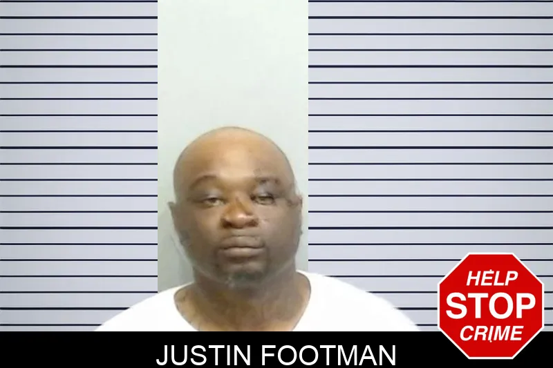 Justin Footman mugshot