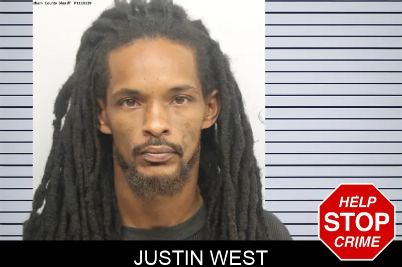 Justin West mugshot
