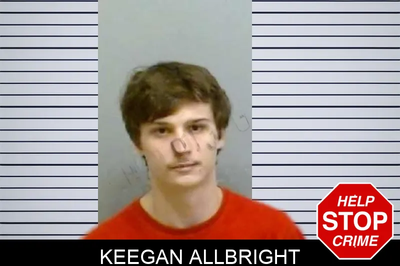 Keegan Allbright mugshot
