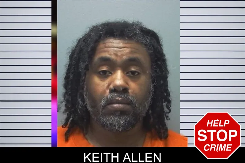 Keith Allen mugshot