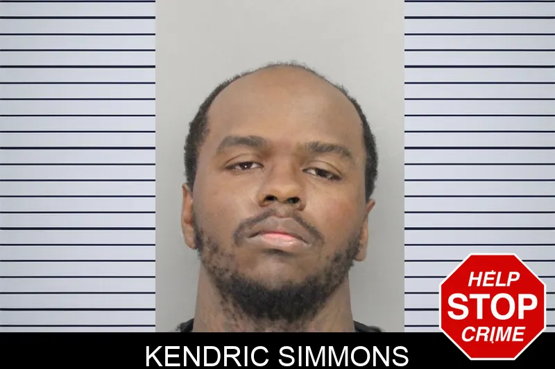 Kendric Simmons mugshot