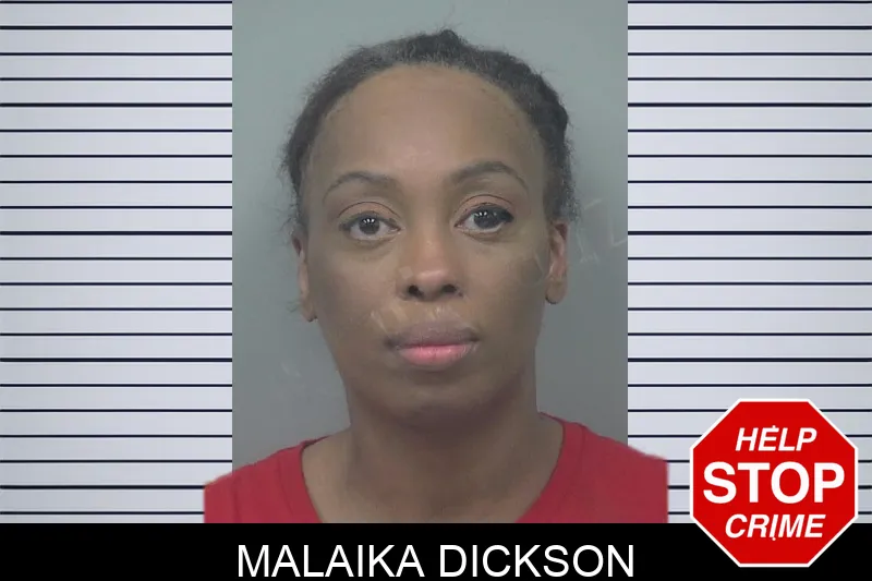 Malaika Dickson Mugshots