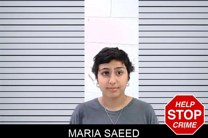 Maria Saeed Mugshots