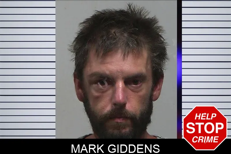 Mark Giddens Mugshots