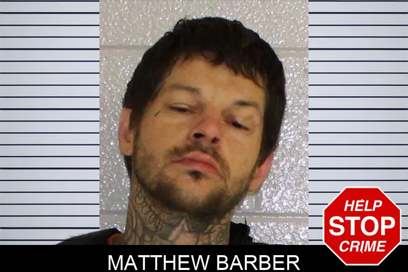 Matthew Barber mugshot