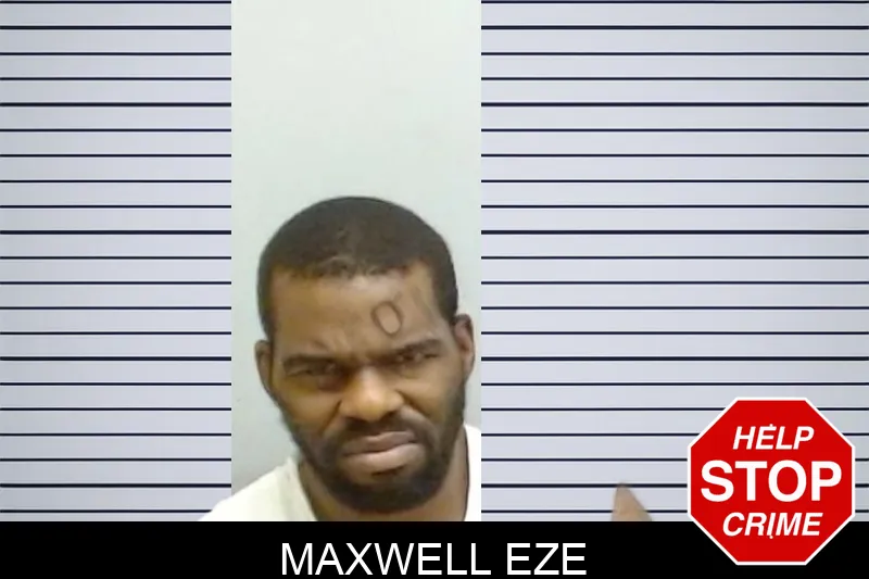 Maxwell Eze mugshot