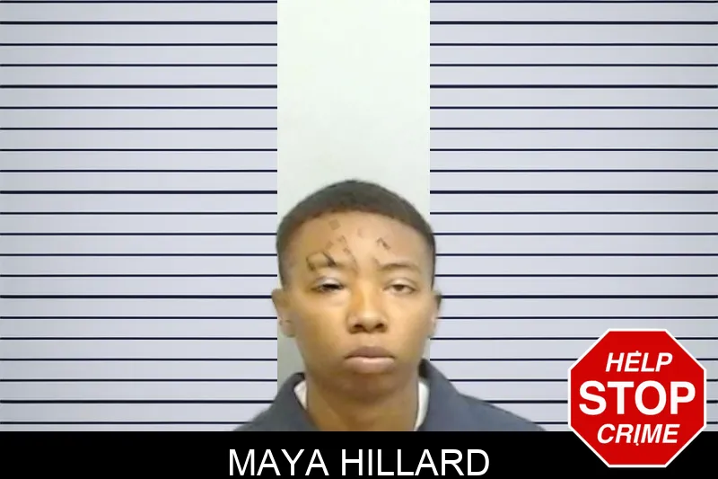 Maya Hillard mugshot