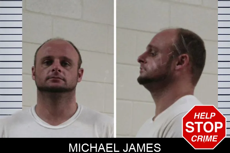 Michael James mugshot