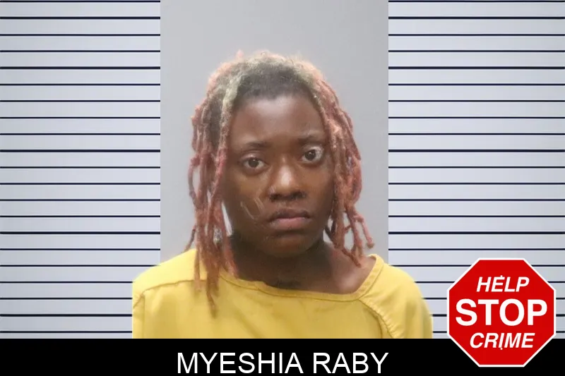 Myeshia Raby Mugshots