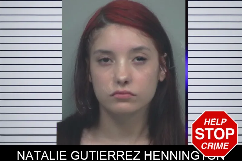 Natalie Gutierrez Hennington Mugshots