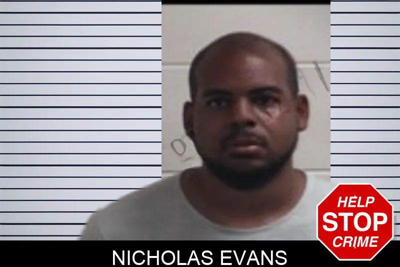 Nicholas Evans mugshot