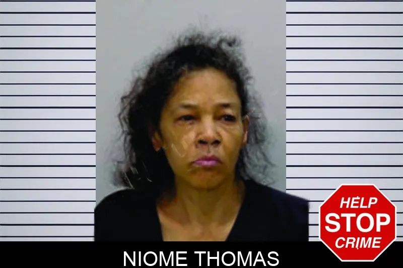 Niome Thomas mugshot – Bartow County , Georgia Niome Thomas mugshot