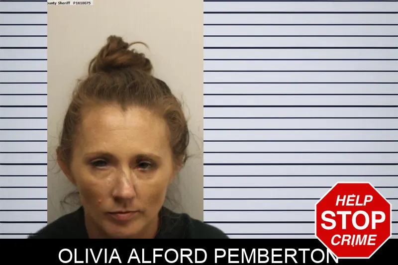 Olivia Alford Pemberton Mugshots