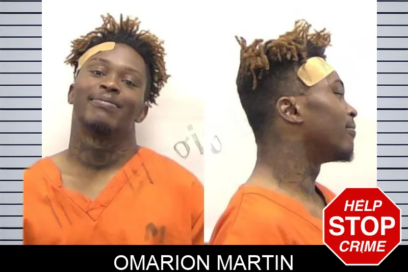 Omarion Martin Mugshots