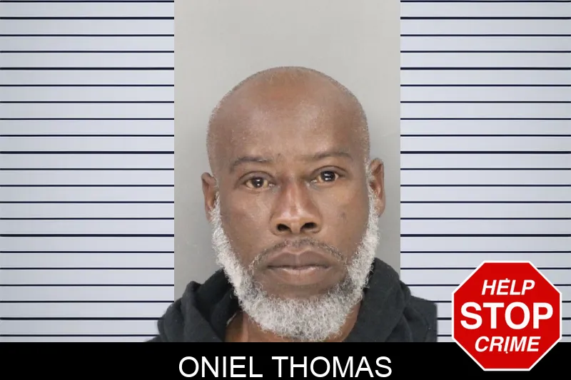 Oniel Thomas mugshot