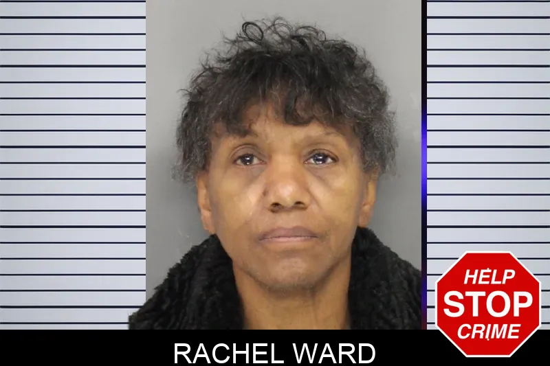 Rachel Ward mugshot