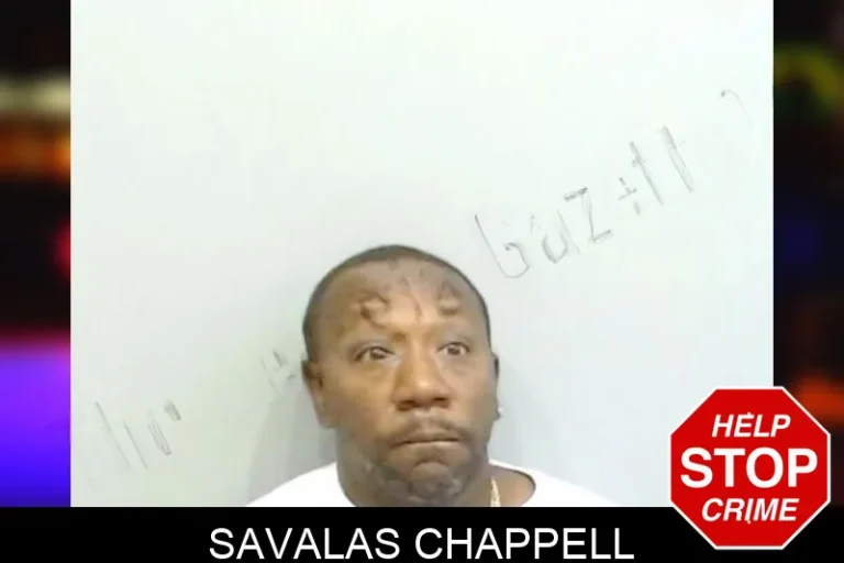 Savalas Chappell mugshot – Fulton County , Georgia Savalas Chappell
