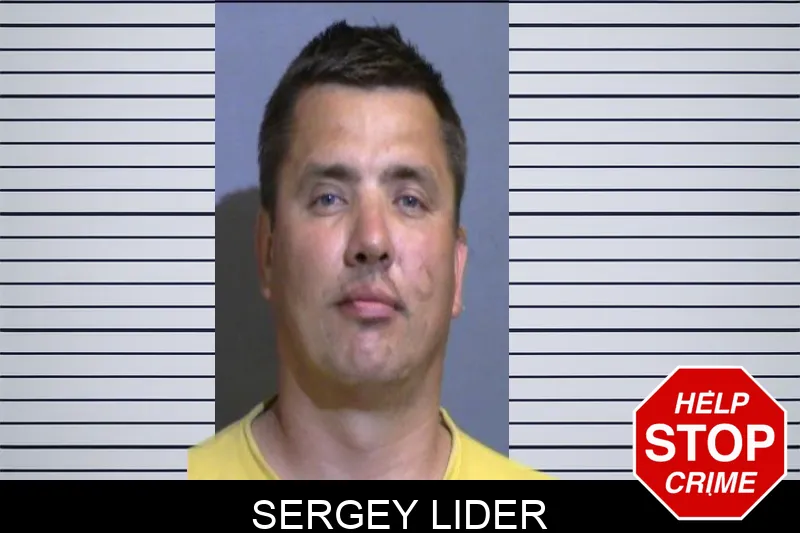 Sergey Lider mugshot