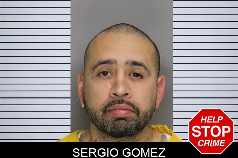 Sergio Gomez mugshot