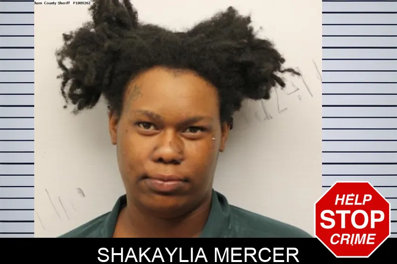 Shakaylia Mercer mugshot – Chatham County , Georgia Shakaylia Mercer mugshot
