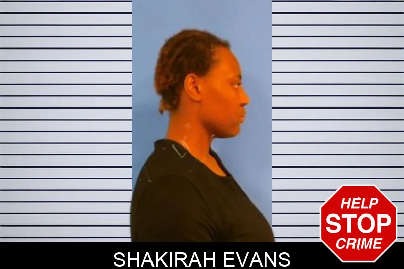 Shakirah Evans mugshot