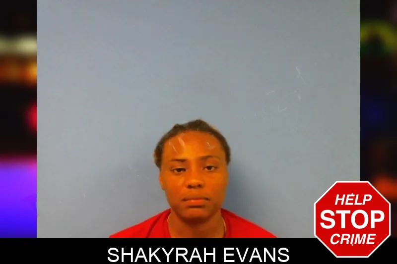 Shakyrah Evans mugshot