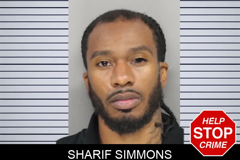 Sharif Simmons Mugshots