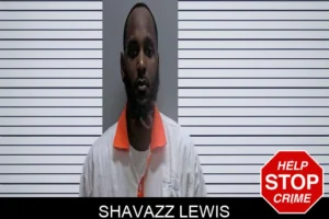 Shavazz Lewis mugshot