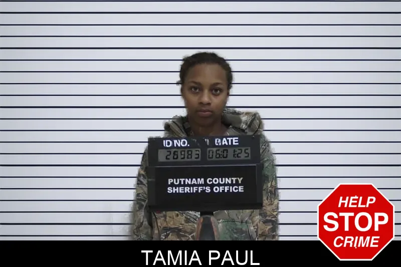 Tamia Paul Mugshots