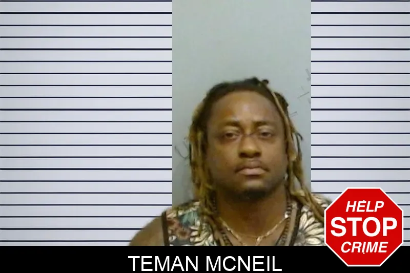 Teman McNeil mugshot