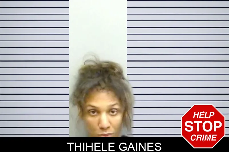 Thihele Gaines mugshot