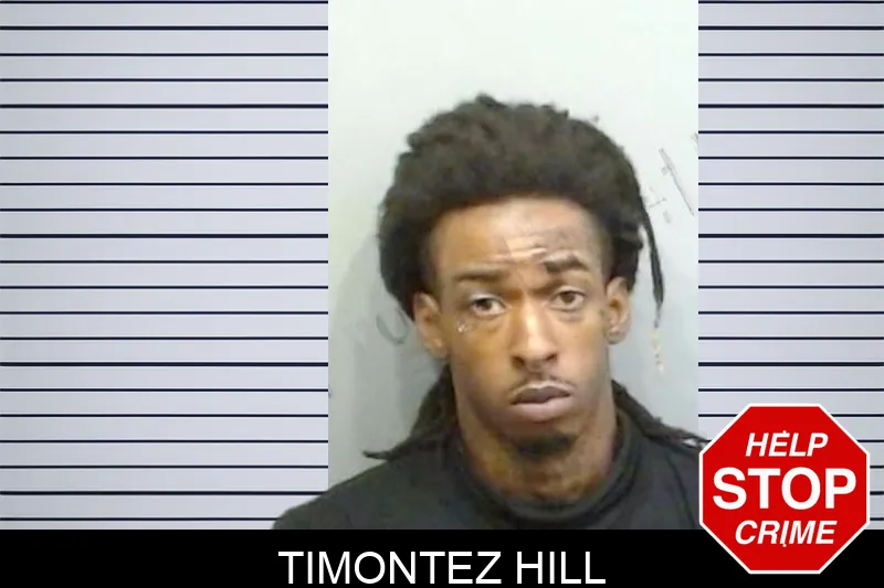 Timontez Hill mugshot