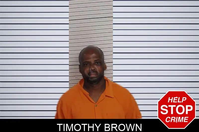 Timothy Brown mugshot