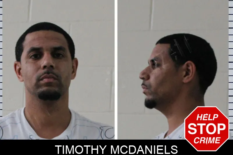 Timothy McDaniels mugshot