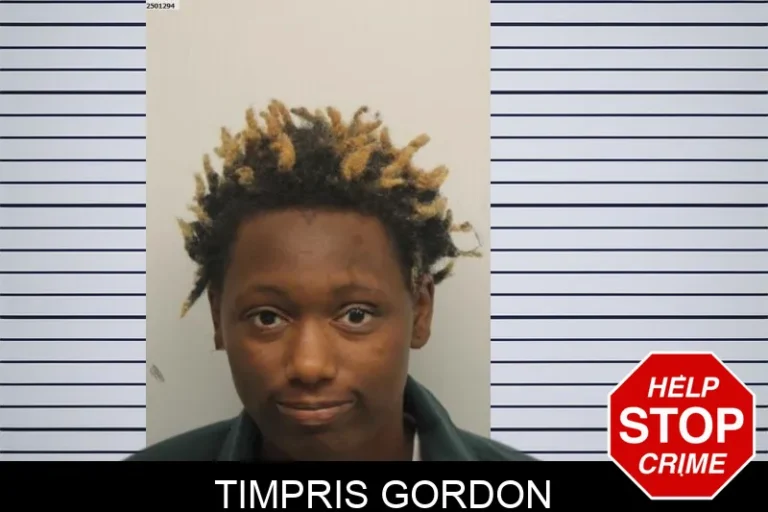 Timpris Gordon mugshot – Chatham County , Georgia Timpris Gordon
