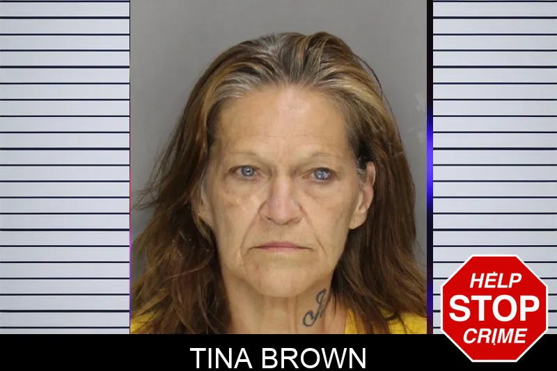 Tina Brown mugshot