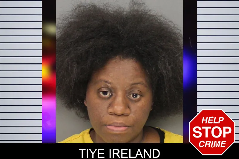 Tiye Ireland mugshot