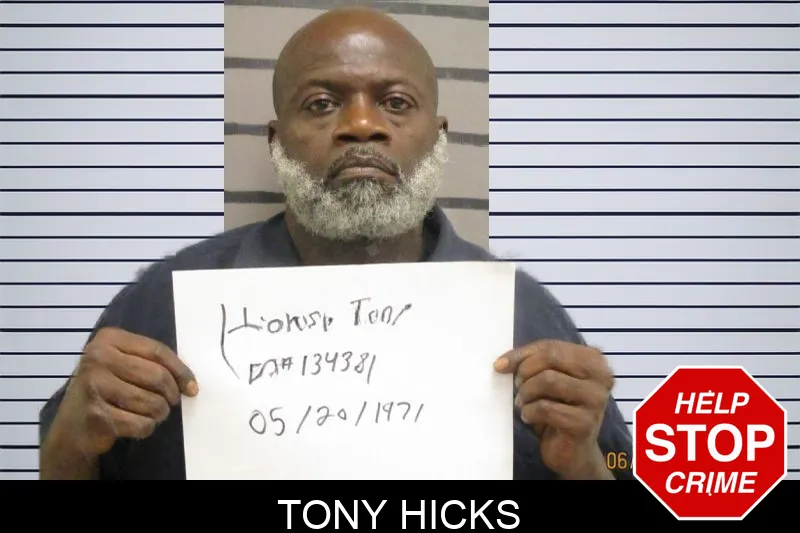 Tony Hicks Mugshots