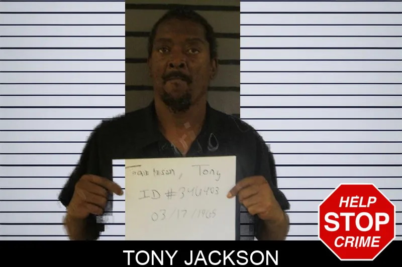 Tony Jackson Mugshots