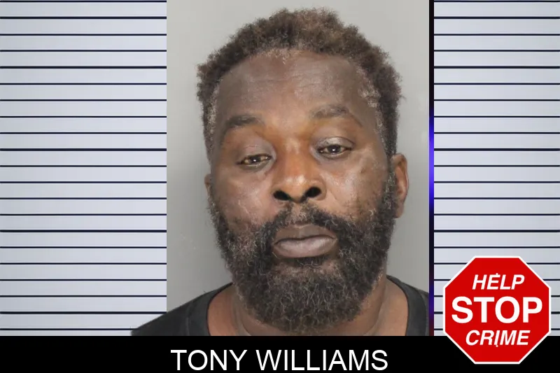 Tony Williams Mugshots