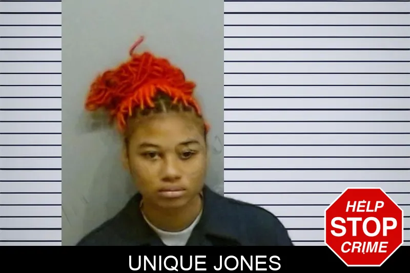 Unique Jones mugshot