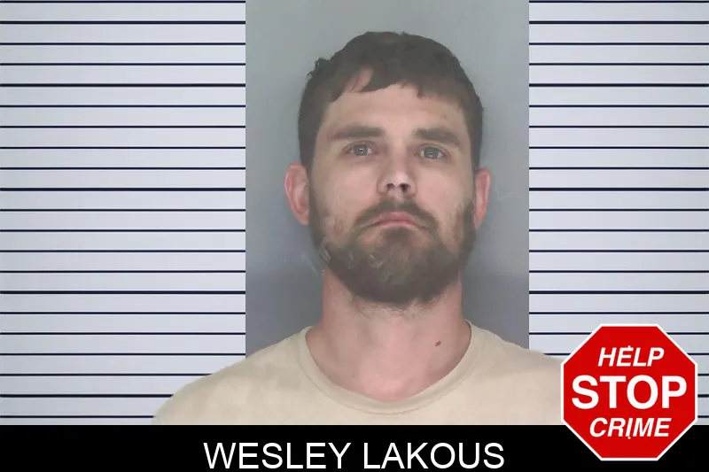 Wesley Lakous mugshot