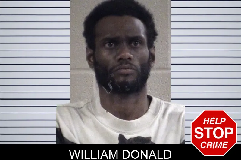 William Donald mugshot