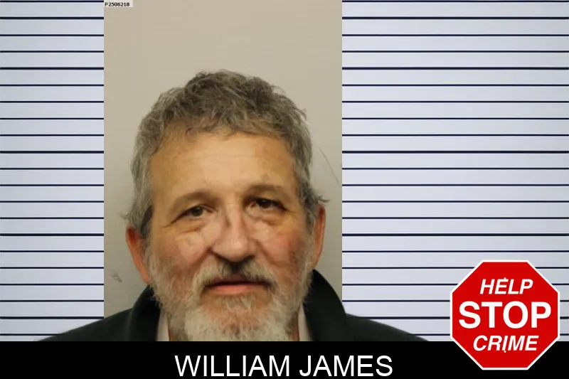 William James mugshot