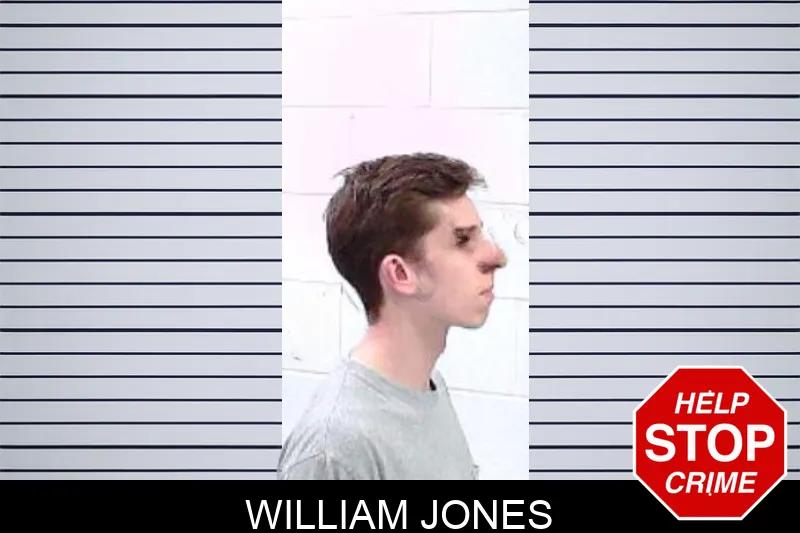 William Jones mugshot
