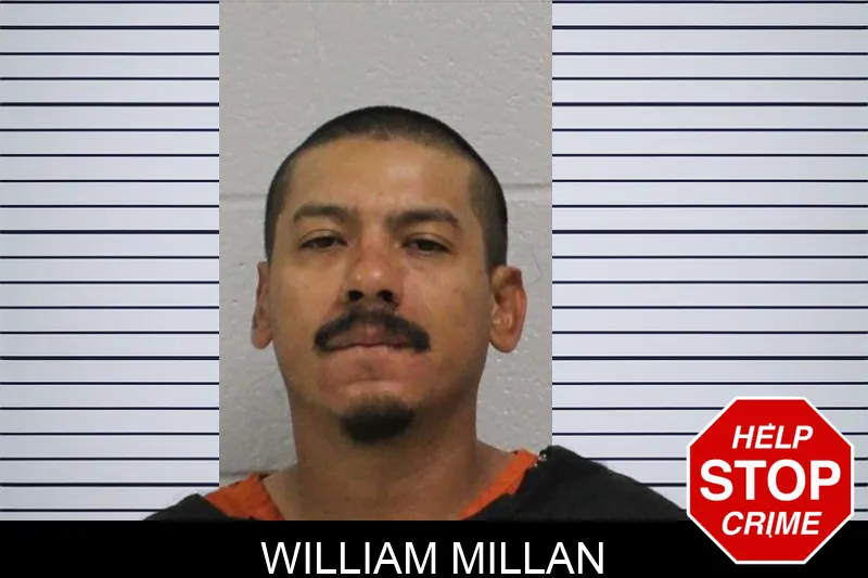 William Millan mugshot
