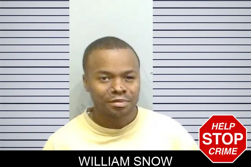 William Snow mugshot