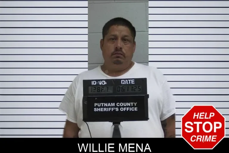 Willie Mena mugshot – Putnam County , Georgia Willie Mena